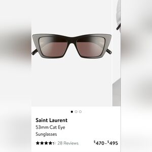 Saint Laurent Black and Brown Sunglasses.#120